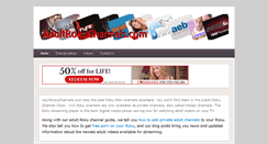Desktop Screenshot of adultrokuchannels.com