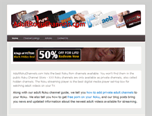 Tablet Screenshot of adultrokuchannels.com